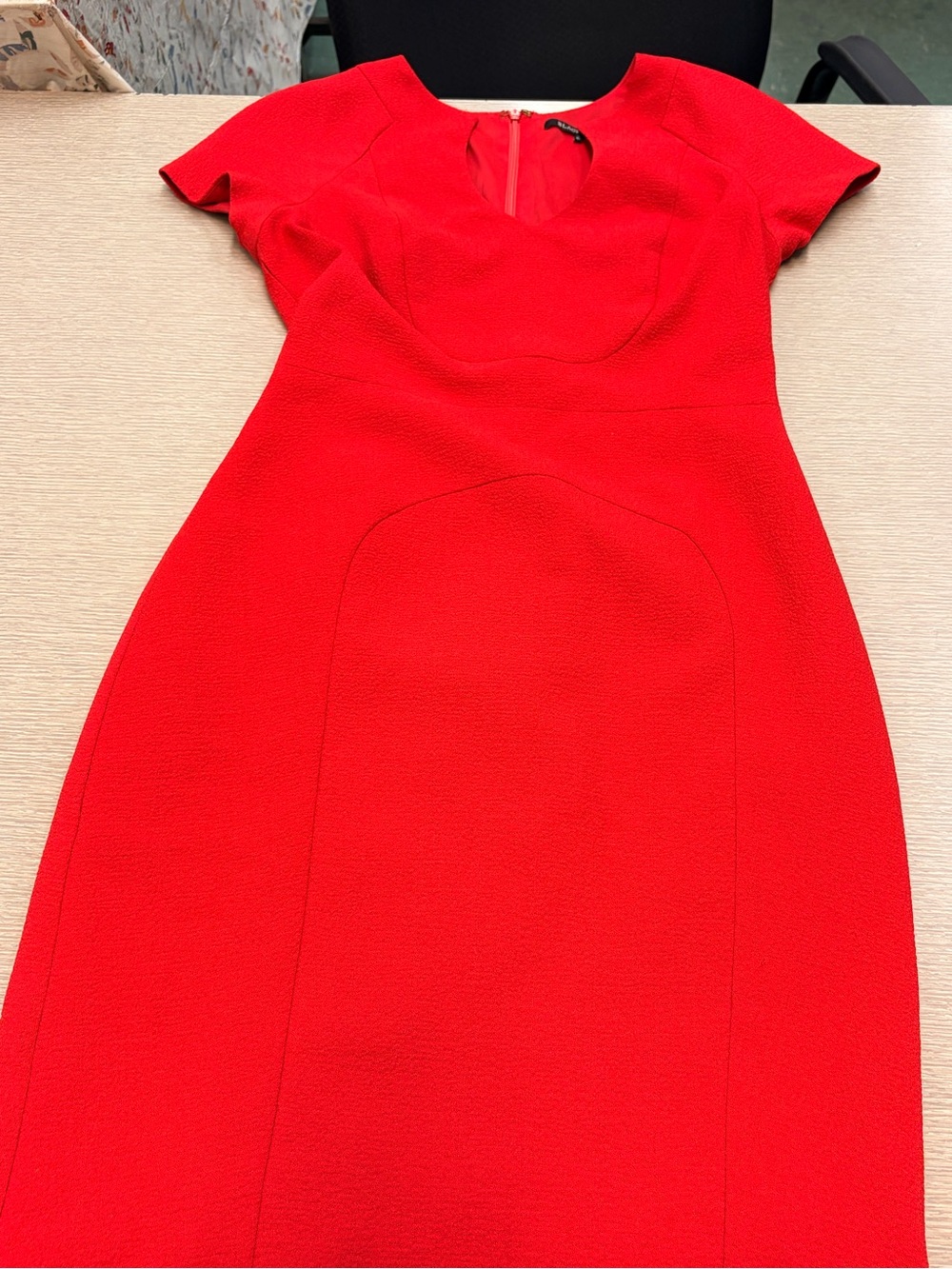 Black Halo Red Cocktail Dress - Picture 2 of 4